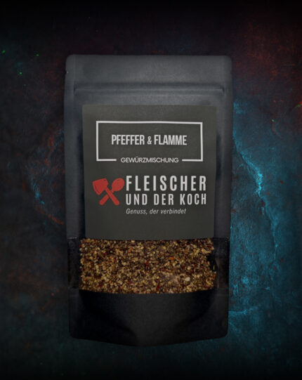FuK Pfeffer & Flamme Steakpfeffer - Grill- und Steak Gewürzmischung von Fleischer und der Koch