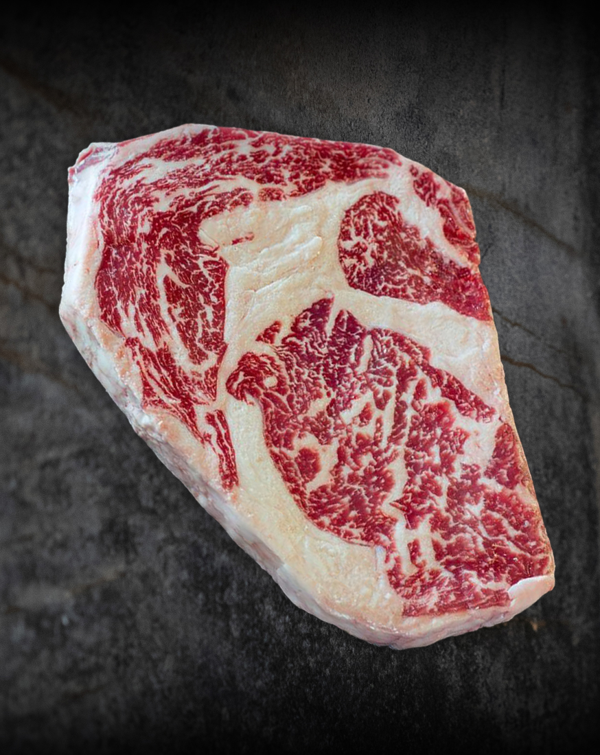 Australisches Wagyu Rib-Eye Steak Wagyu Rib-Eye Steak aus Australien, perfekt gegrillt